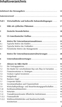 Inhaltsverzeichnis
