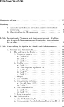 Inhaltsverzeichnis