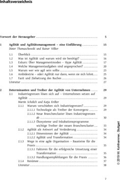 Inhaltsverzeichnis
