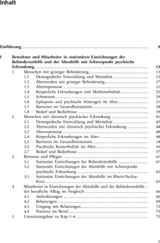 Inhaltsverzeichnis