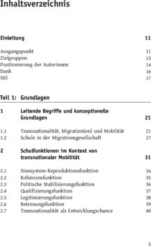 Inhaltsverzeichnis