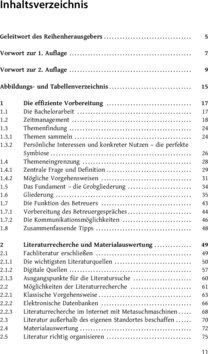 Inhaltsverzeichnis