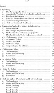 Inhaltsverzeichnis