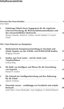 Inhaltsverzeichnis