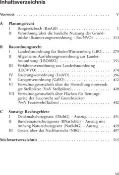 Inhaltsverzeichnis