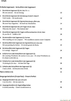 Inhaltsverzeichnis 1