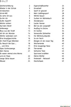 Inhaltsverzeichnis 1