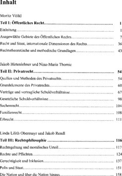 Inhaltsverzeichnis 1