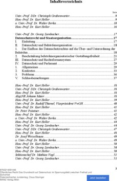 Inhaltsverzeichnis