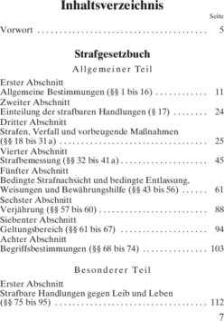 Inhaltsverzeichnis