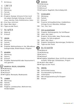 Inhaltsverzeichnis 1