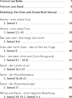 Inhaltsverzeichnis 1