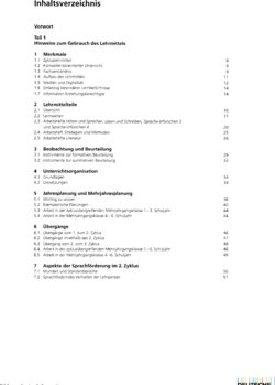Inhaltsverzeichnis 1