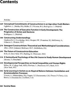 Inhaltsverzeichnis - Constructivism - Bd.66.2022,Nr.4/5