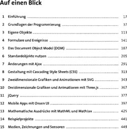Inhaltsverzeichnis 1