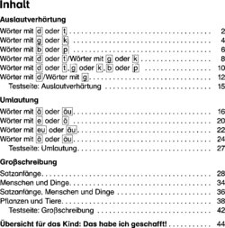 Inhaltsverzeichnis - Rechtschreiben - H. 3. / Nicole Mohnen ; Martina Zerr