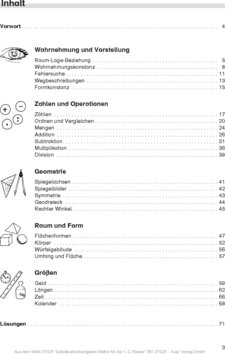 Inhaltsverzeichnis