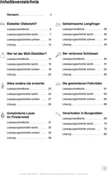 Inhaltsverzeichnis