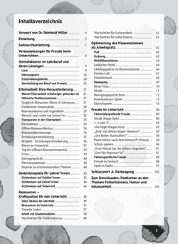 Inhaltsverzeichnis