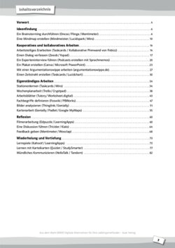 Inhaltsverzeichnis
