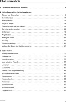Inhaltsverzeichnis