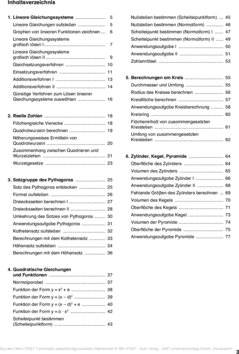 Inhaltsverzeichnis