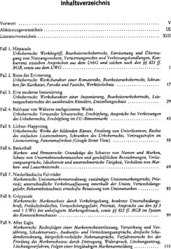 Inhaltsverzeichnis 1