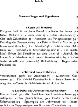 Inhaltsverzeichnis 1