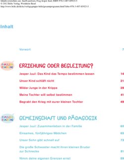 Inhaltsverzeichnis