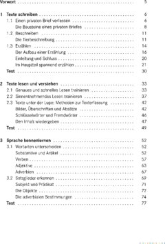Inhaltsverzeichnis - Realschule - Kl. 5. / Wiebke Gerstenmaier ; Sonja Grimm