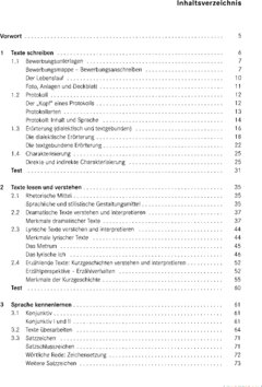 Inhaltsverzeichnis - Realschule - Kl. 9. / Monika Fromme ; Alexandra Villmer