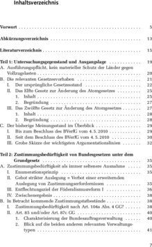 Inhaltsverzeichnis