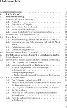 Inhaltsverzeichnis