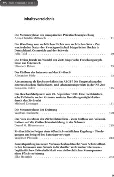 Inhaltsverzeichnis