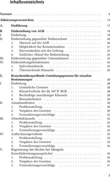 Inhaltsverzeichnis