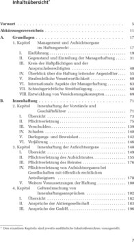 Inhaltsverzeichnis