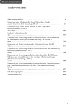 Inhaltsverzeichnis