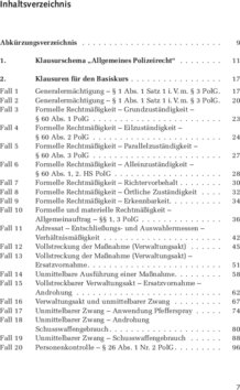 Inhaltsverzeichnis