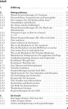 Inhaltsverzeichnis