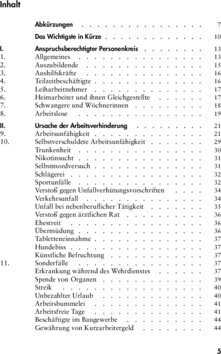 Inhaltsverzeichnis