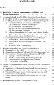 Inhaltsverzeichnis