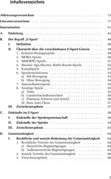 Inhaltsverzeichnis