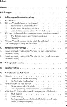 Inhaltsverzeichnis