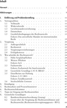 Inhaltsverzeichnis