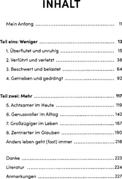 Inhaltsverzeichnis 1