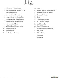 Inhaltsverzeichnis 1