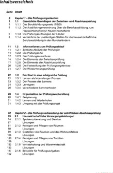 Inhaltsverzeichnis - Prüfungsvorbereitung.