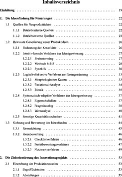 Inhaltsverzeichnis 1