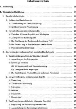 Inhaltsverzeichnis 1