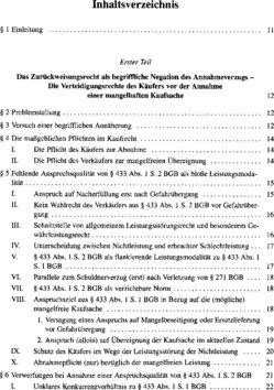 Inhaltsverzeichnis 1